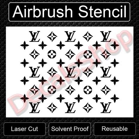 louis vuitton airbrush stencils|Amazon.com: Louis Vuitton Stencils For Airbrush.